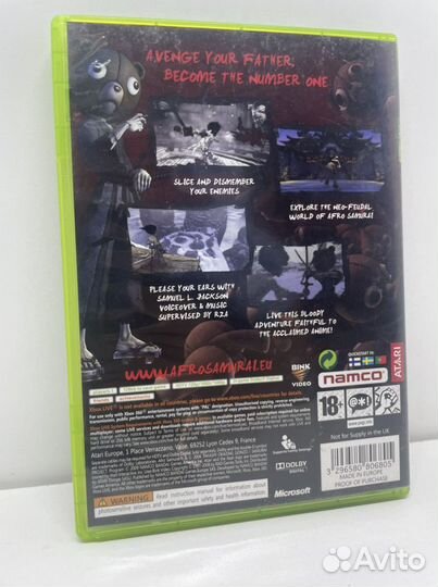 Диск Afro Samurai для Xbox 360