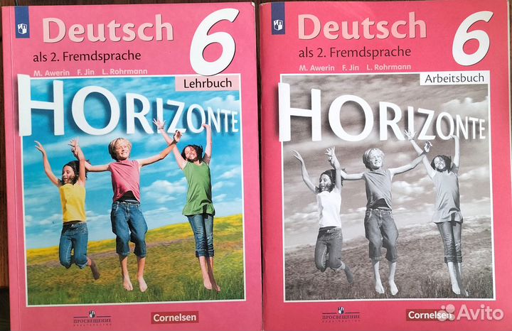 Учебник и тетрадь по немецкому 6 класс horizonte