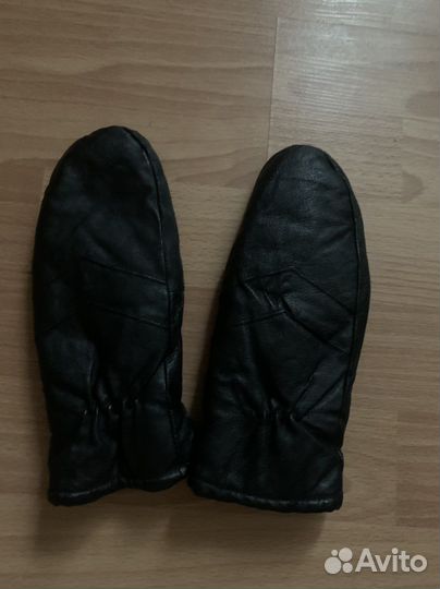 Кожаные детские варежки СССР