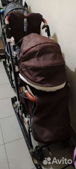 Детские санки коляска