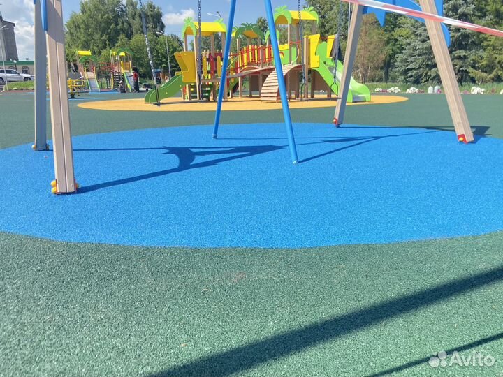 Покрытие из резиновой крошки