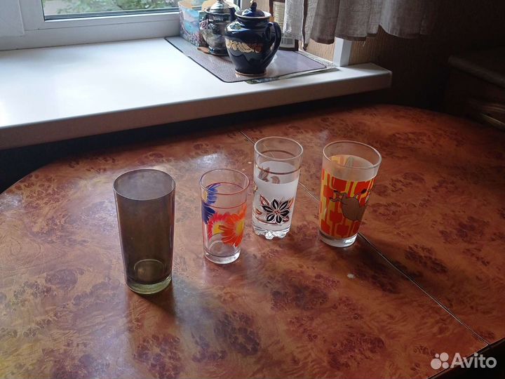 Стеклянные стаканы герои из мультика шрек