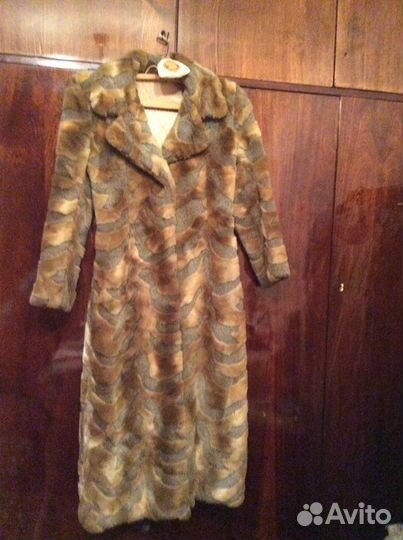 Шуба из искусственного меха, б/у
