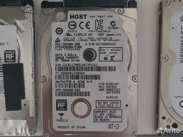 Жесткие диски 2.5. Рабочие