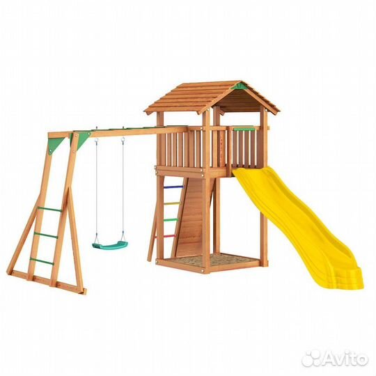 Деревянная игровая площадка Jungle Gym JC2 