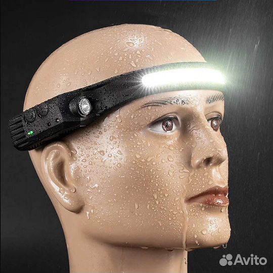 Налобный фонарь с датчиком движения