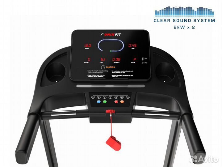 Беговая дорожка Unixfit ST-630R Black