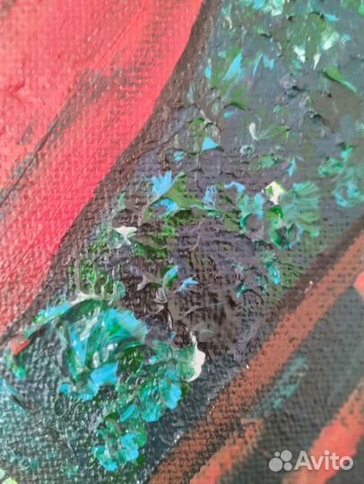 Картина Рыба Геометрия 75 х 75 см