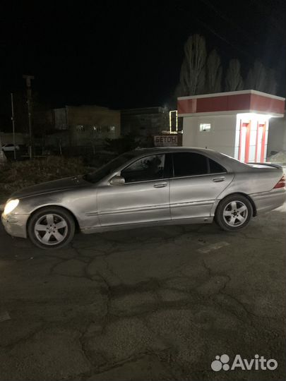 Mercedes-Benz S-класс 5.0 AT, 2000, битый, 300 000 км