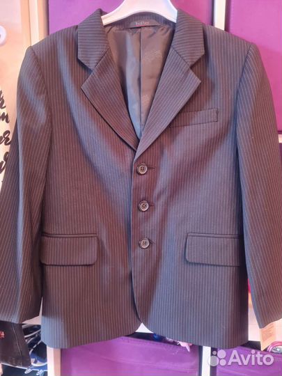 Пиджак школьный для мальчика 128