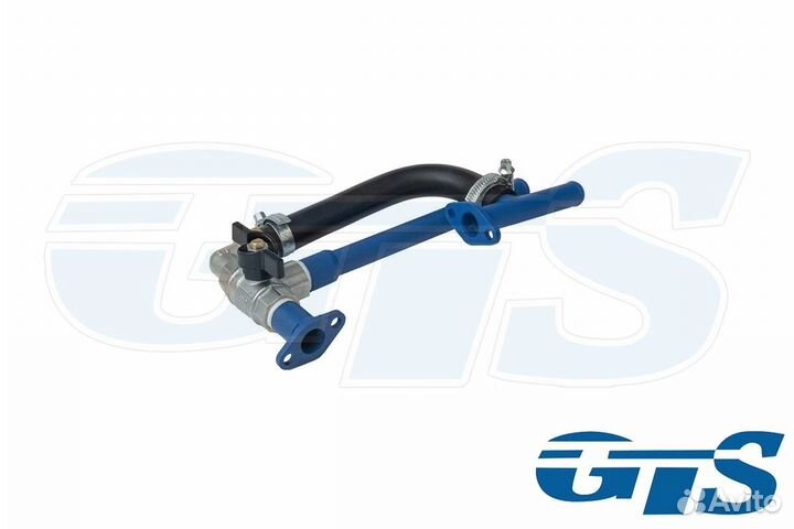 Кран отопителя печки с байпасом 