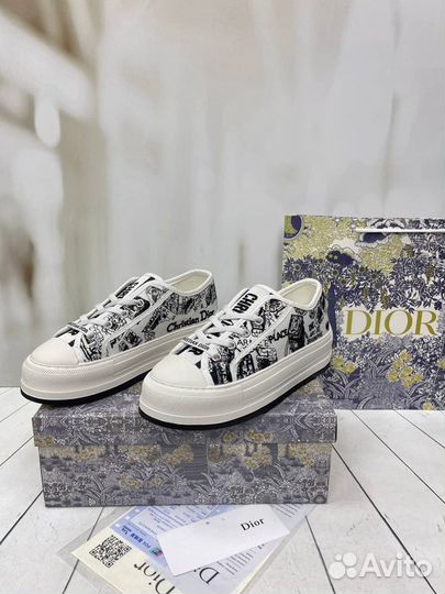 Кеды Christian Dior На Платформе Размеры 36-40