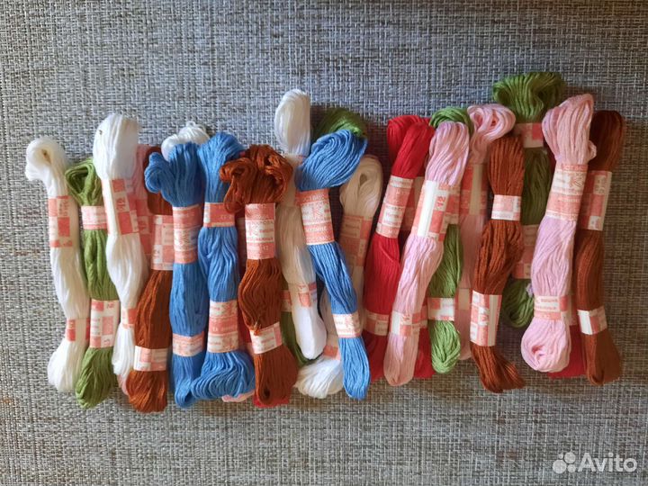 Нитки мулине мерсеризованные для вышивания х /б