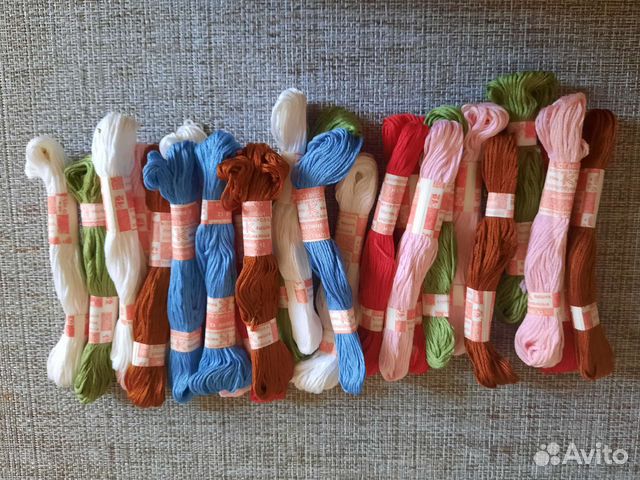 Нитки мулине мерсеризованные для вышивания х /б