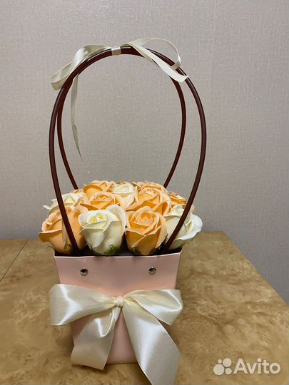 Букет из мыльных цветов