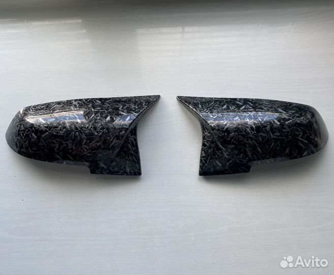 BMW F30 F20 Кованый карбон. Накладки зеркал