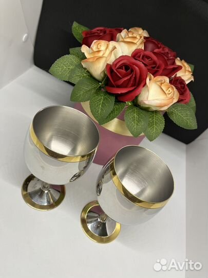 Бокал Цептер (Принц) с позолотой