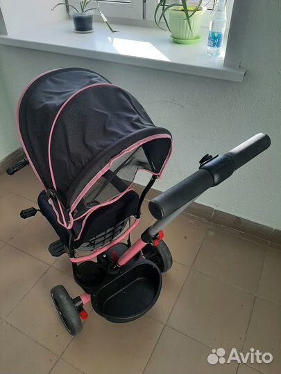 Трехколесный велосипед Kreiss с ручкой