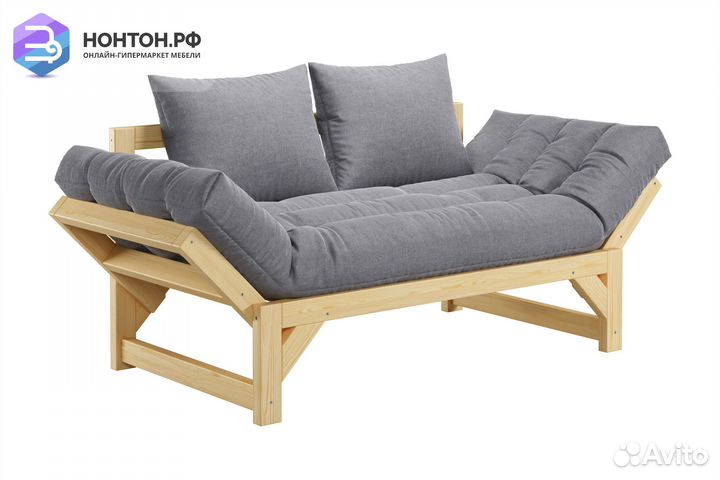 Диван кушетка Амбер светло-серый