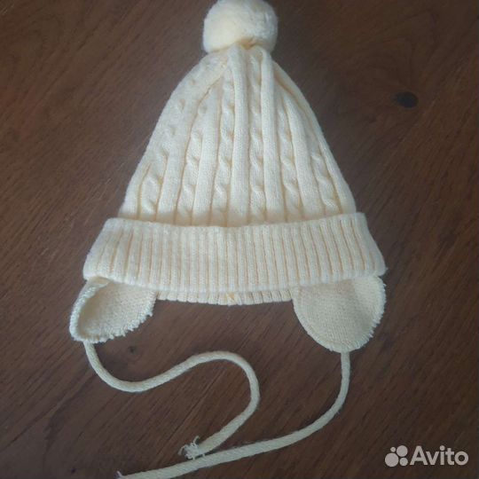 Шапочки детские 3-6 мес