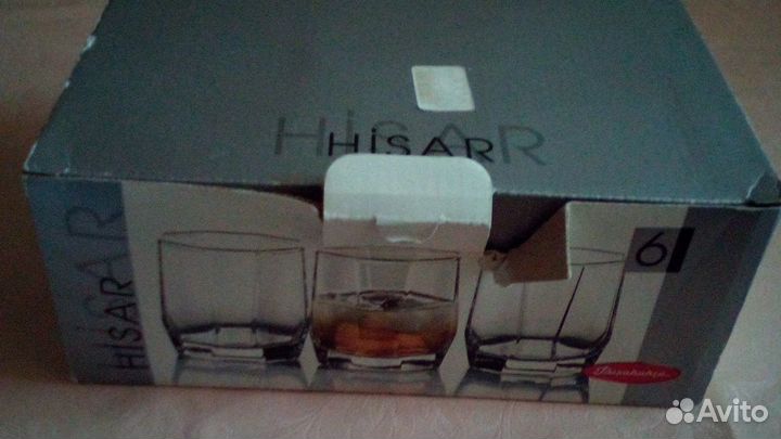 Стаканы для виски 6 шт. Hisar Pasabahce