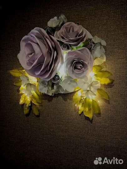 Светильник из фоамирана панно 3D