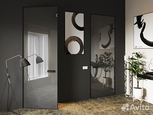 Скрытые двери invisible алюминий