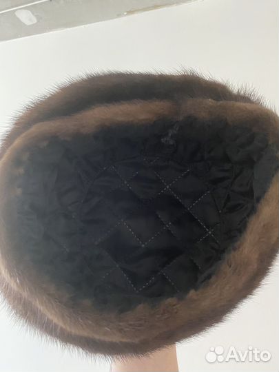 Берет норковый