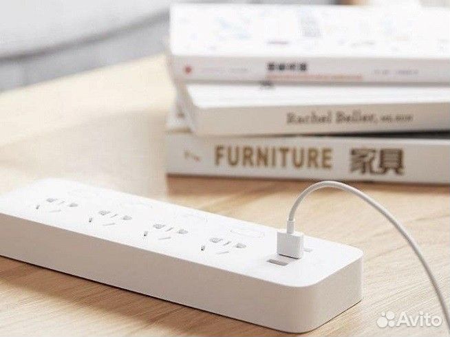Удлинитель Xiaomi Mi Power Strip (4 розетки + 3 US
