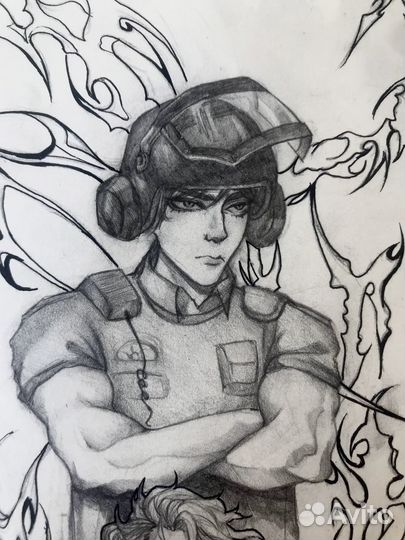 Портрет по фото на заказ, рисунок вашего персонажа