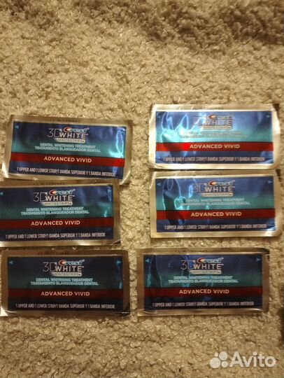 Полоски для отбеливания зубов 3D White Crest