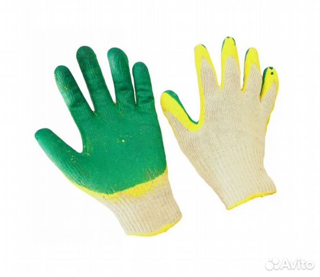 Перчатки рабочие прорезиненные