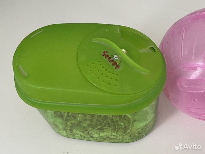 Переноска и шар для хомяка