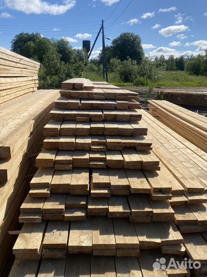 Доска обрезная сосна