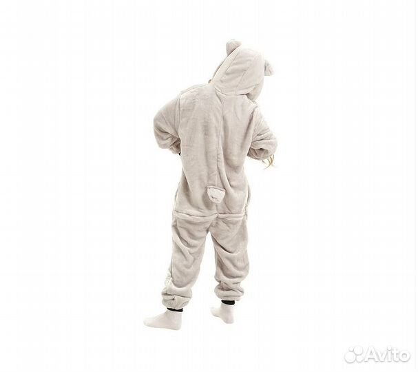 Кигуруми для детей FunFur Коала Серый L