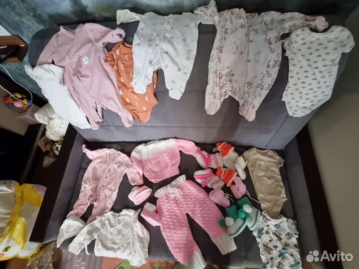 Одежда для девочки пакетом 56 62 68
