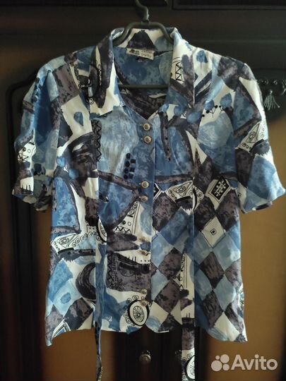 Блузки летние пакетом размер 44-46(7 шт)