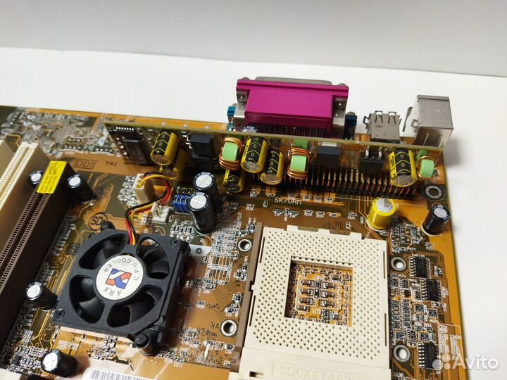 Мат/плата asus A7V133-C s/462 (KT133)