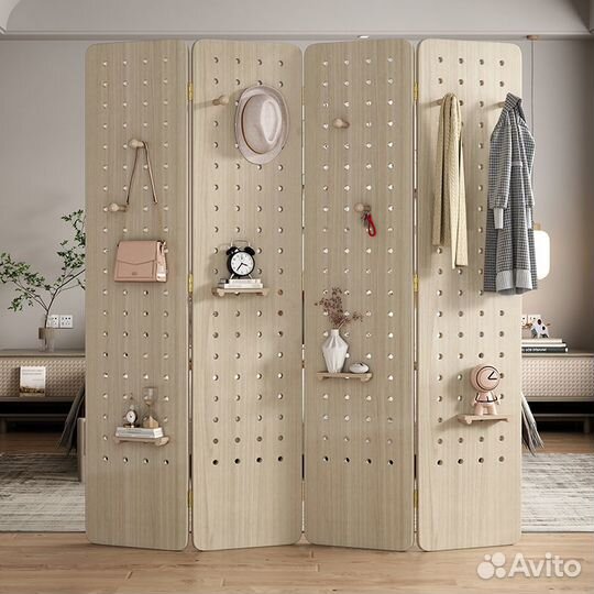 Скандинавская перегородка складная ширма мобильная