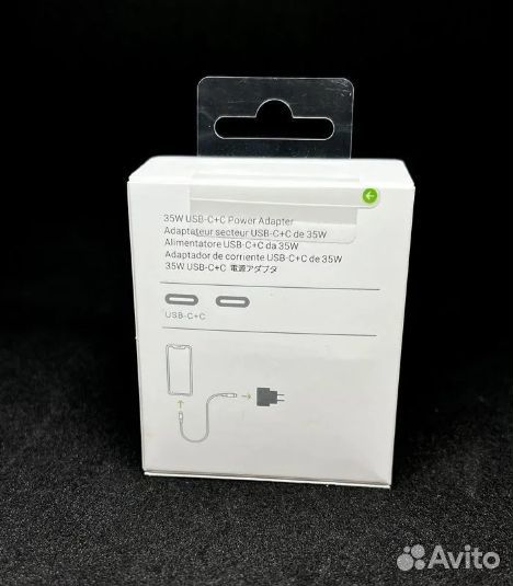 Быстрая зарядка iPhone 35W (два разъема) + кабель