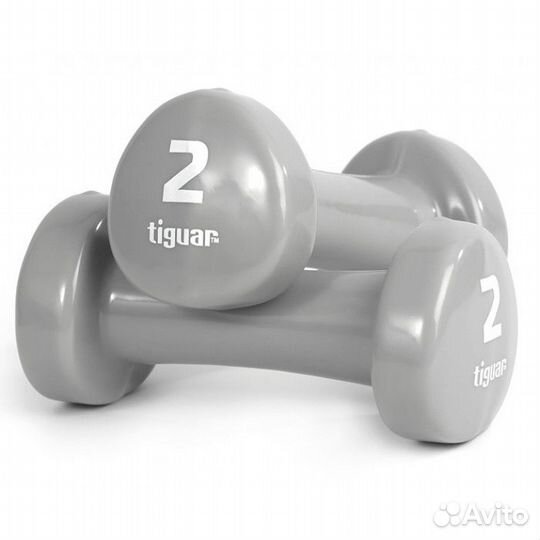 Гантель виниловая 2 кг