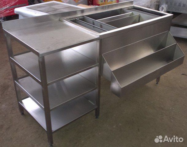 Стол из нержавейки / индивидуальные размеры