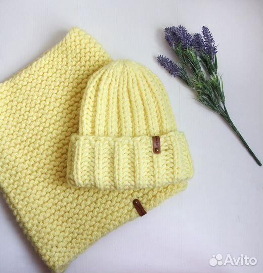 Шапка и Снуд ручной работы