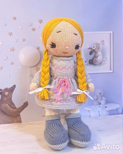 Вязаные игрушки ручной работы на заказ