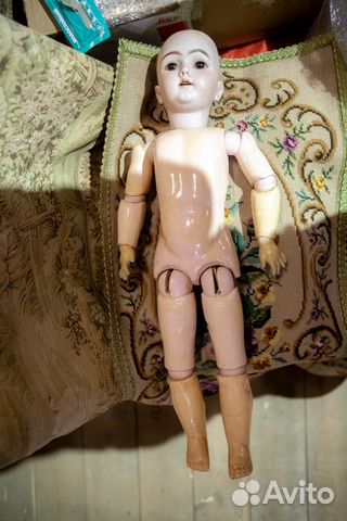 Антикварная кукла Хандверк 69