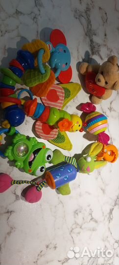 Игрушки- погремушки от 0 до 6 мес