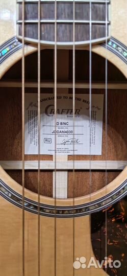 Crafter D 8 N/C акустическая гитара