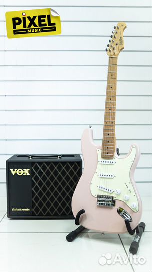 Электрогитара Harley Benton ST-62CC MN Shell Pink