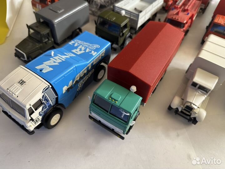 Модели грузовых автомобмлей. Сделано в СССР