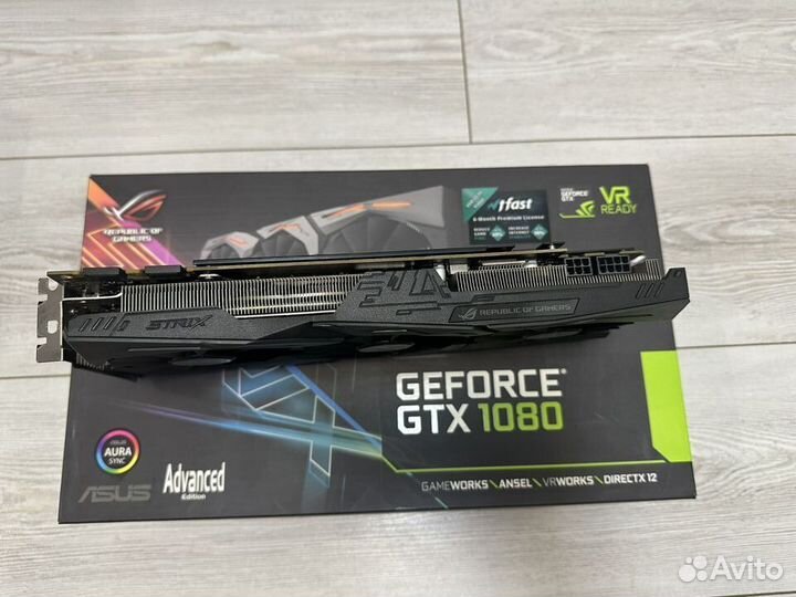 Asus GTX 1080 Strix Gaming 8гб